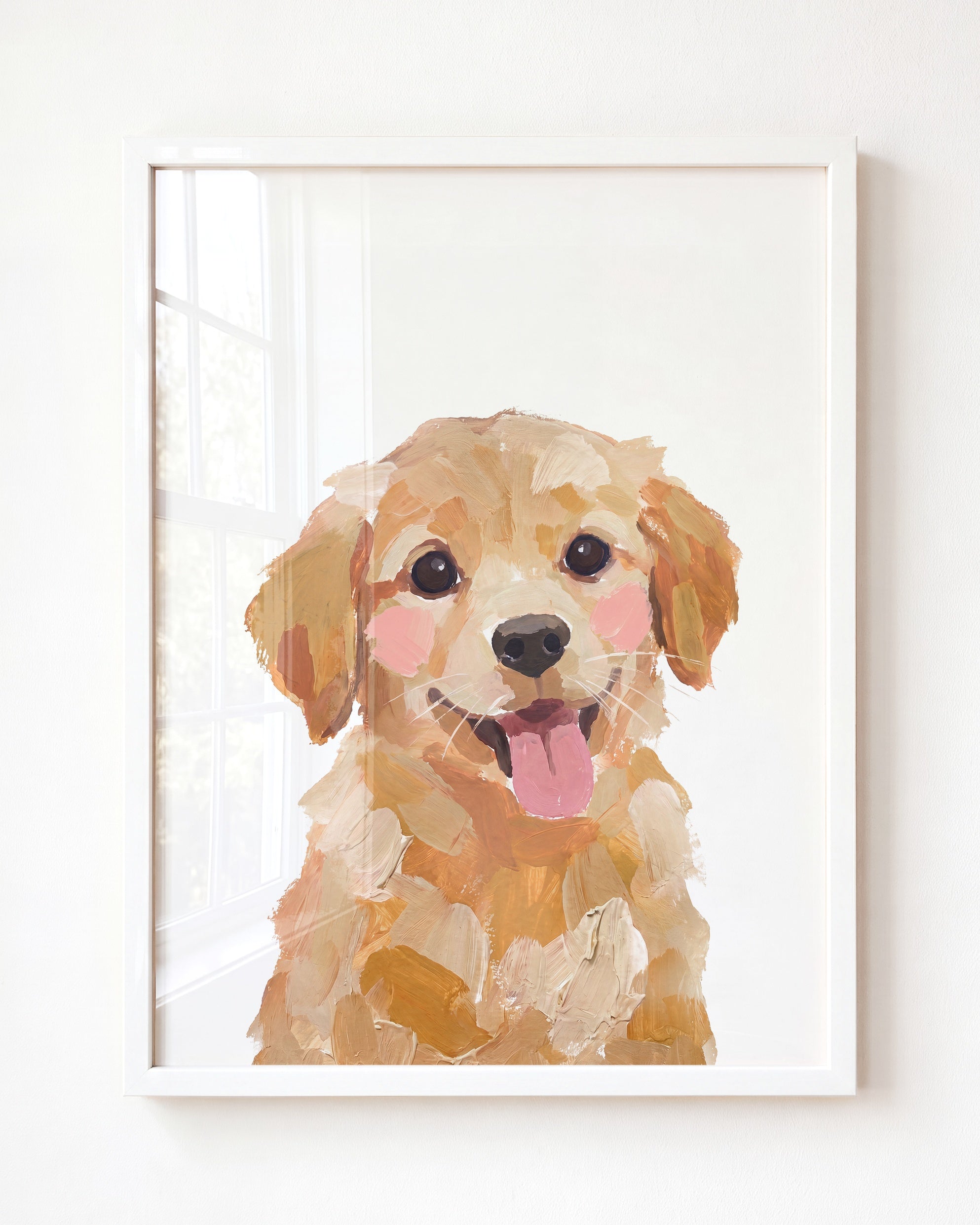 Little Painted Dog-Golden-Retriever