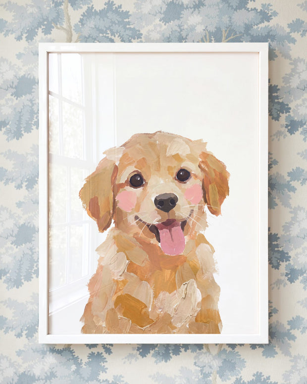 Little Painted Dog-Golden-Retriever