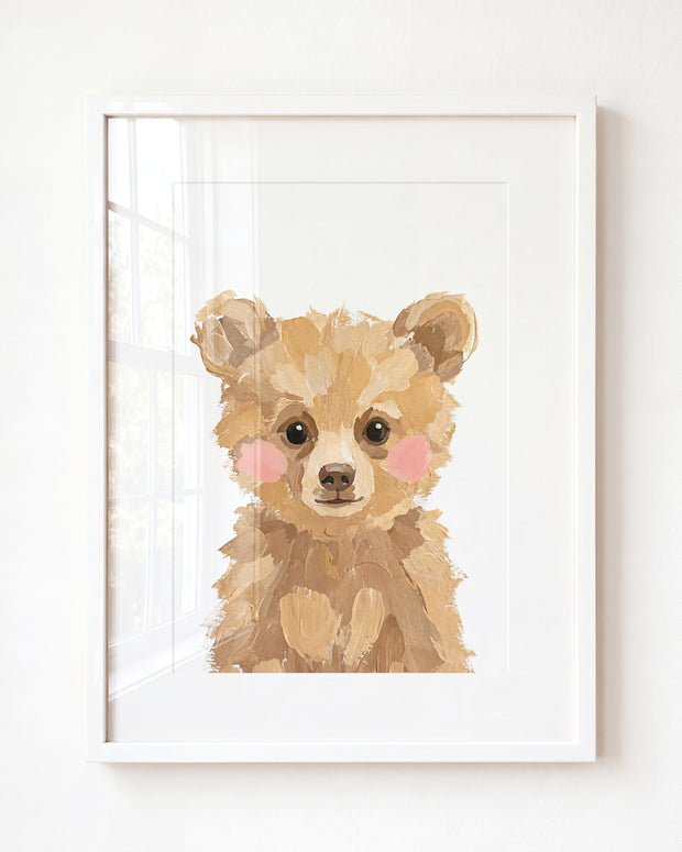 Little Painted Grizzly Bear