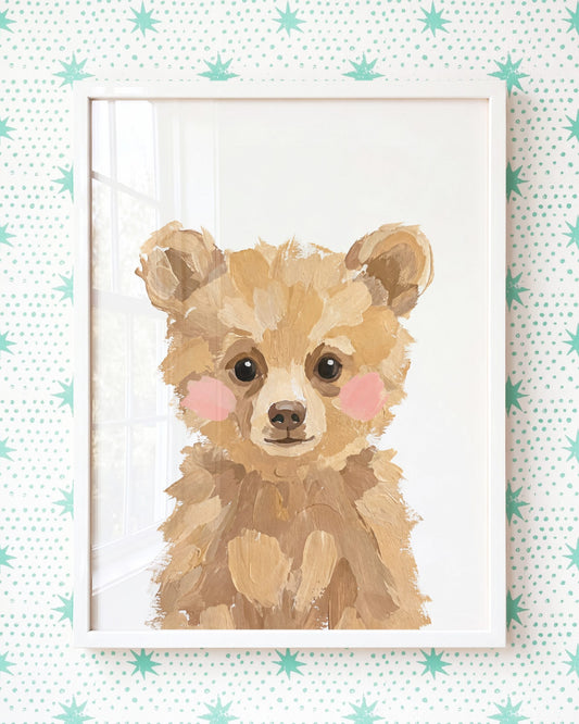 Little Painted Grizzly Bear