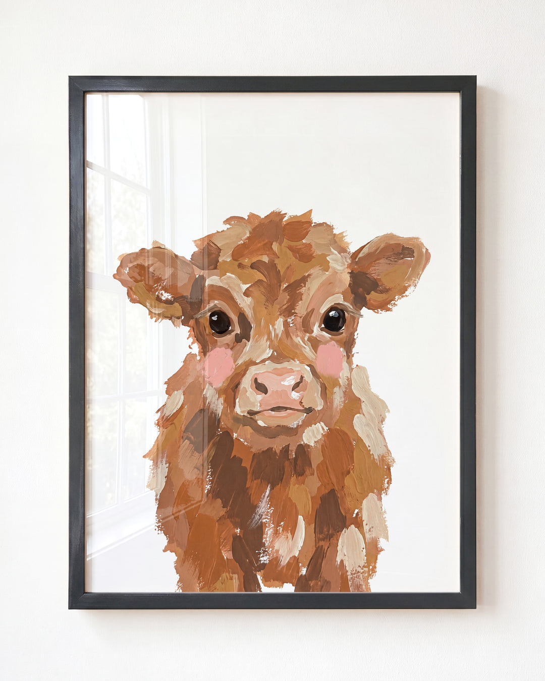 Little Painted Highland Cow