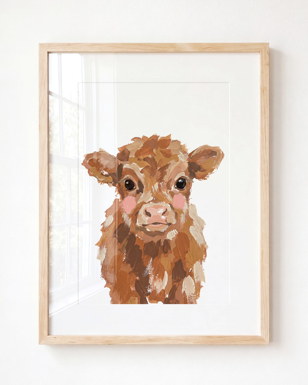 Little Painted Highland Cow
