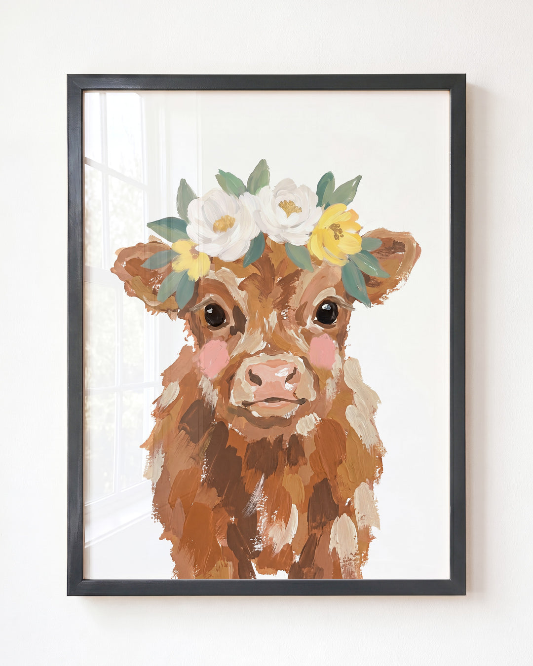 Little Painted Highland Cow