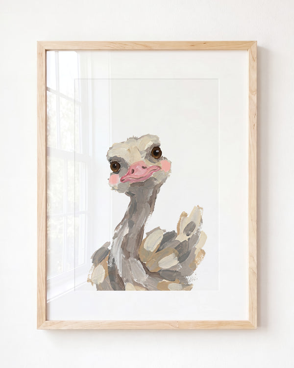 Little Painted Ostrich