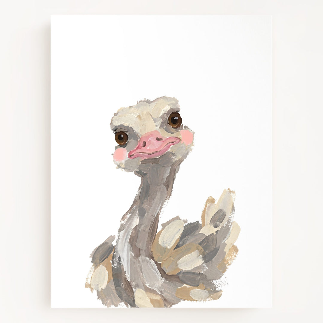 Little Painted Ostrich