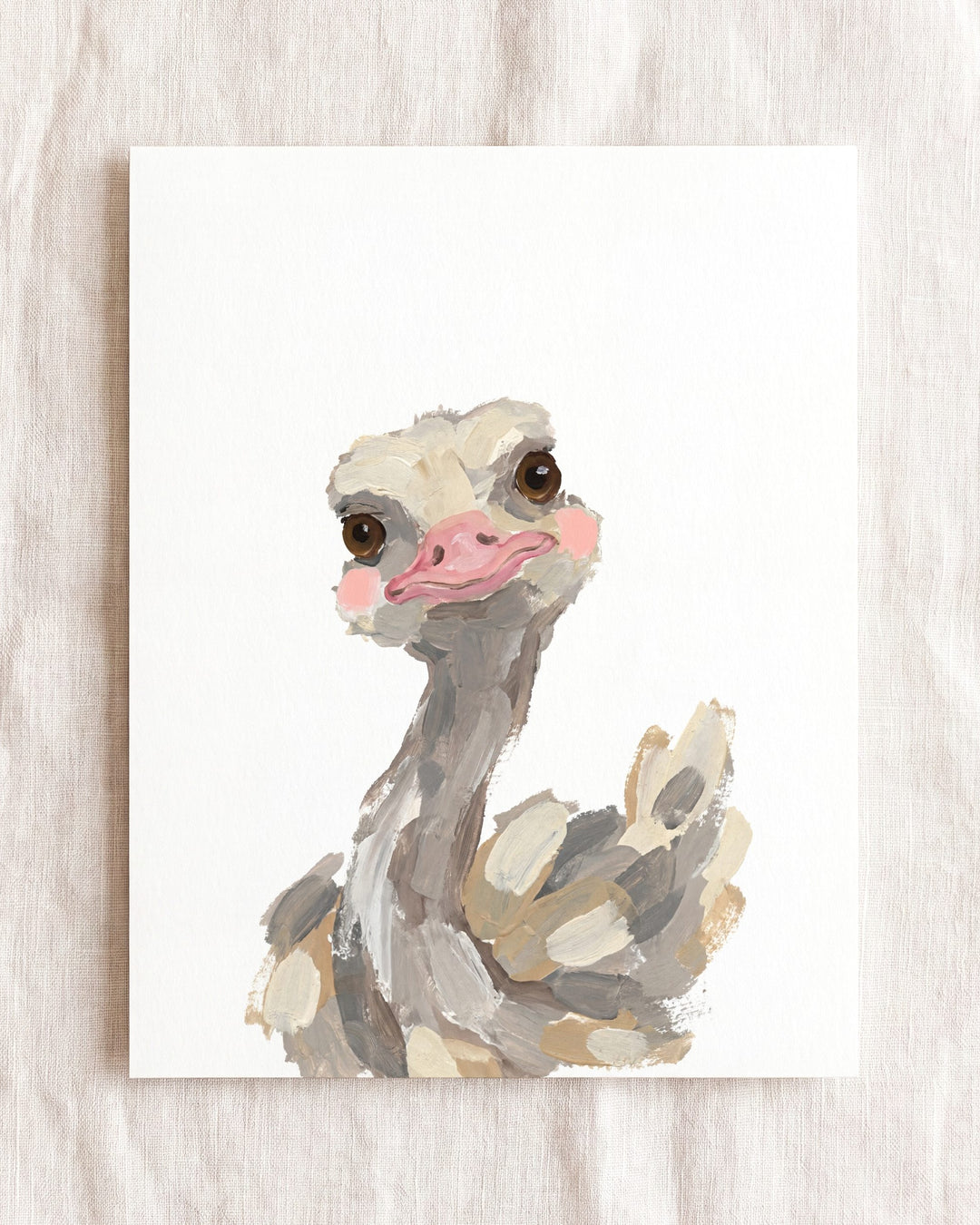 Little Painted Ostrich