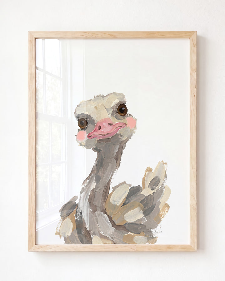 Little Painted Ostrich