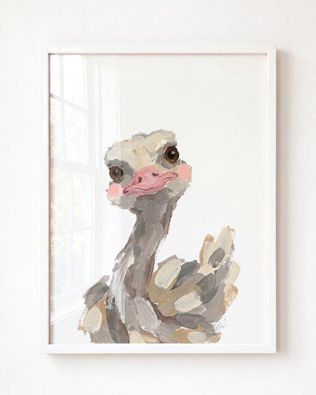 Little Painted Ostrich