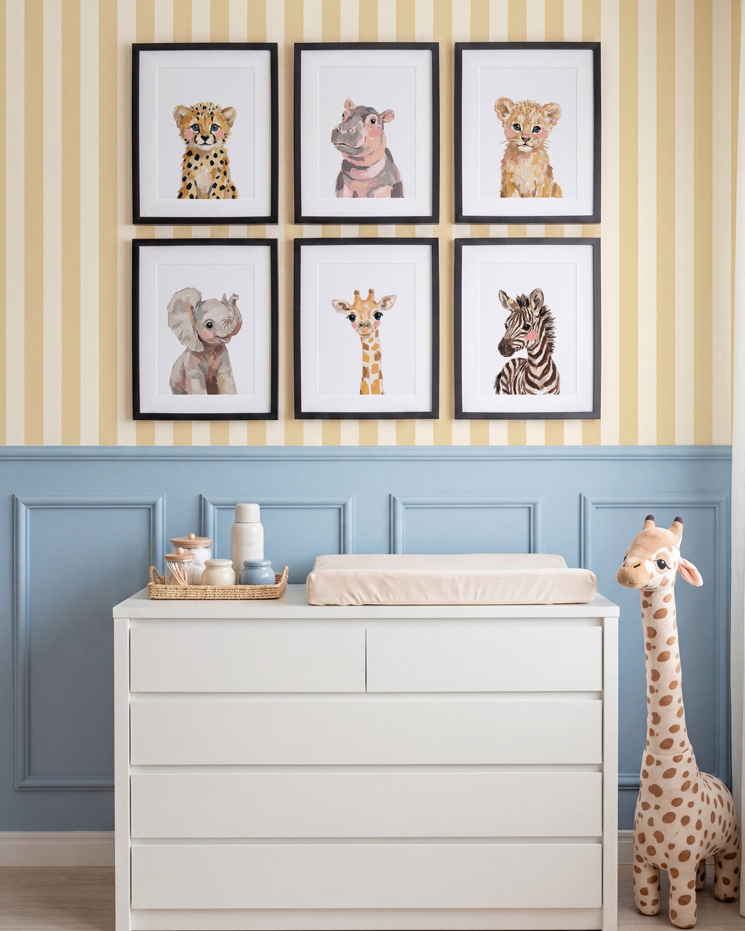 Little Painted Safari Pals Set of 6