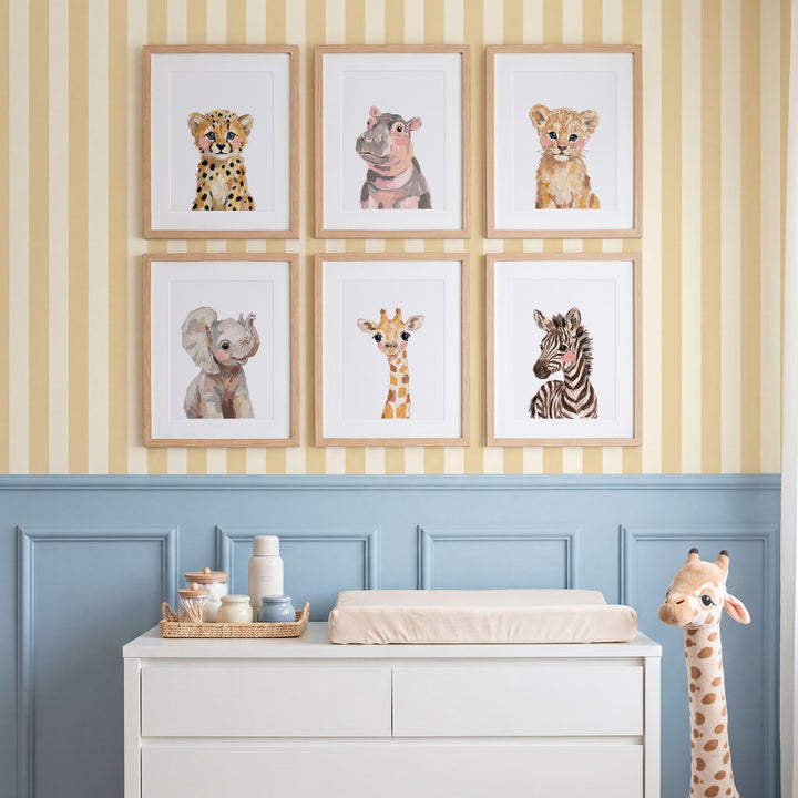 Little Painted Safari Pals Set of 6
