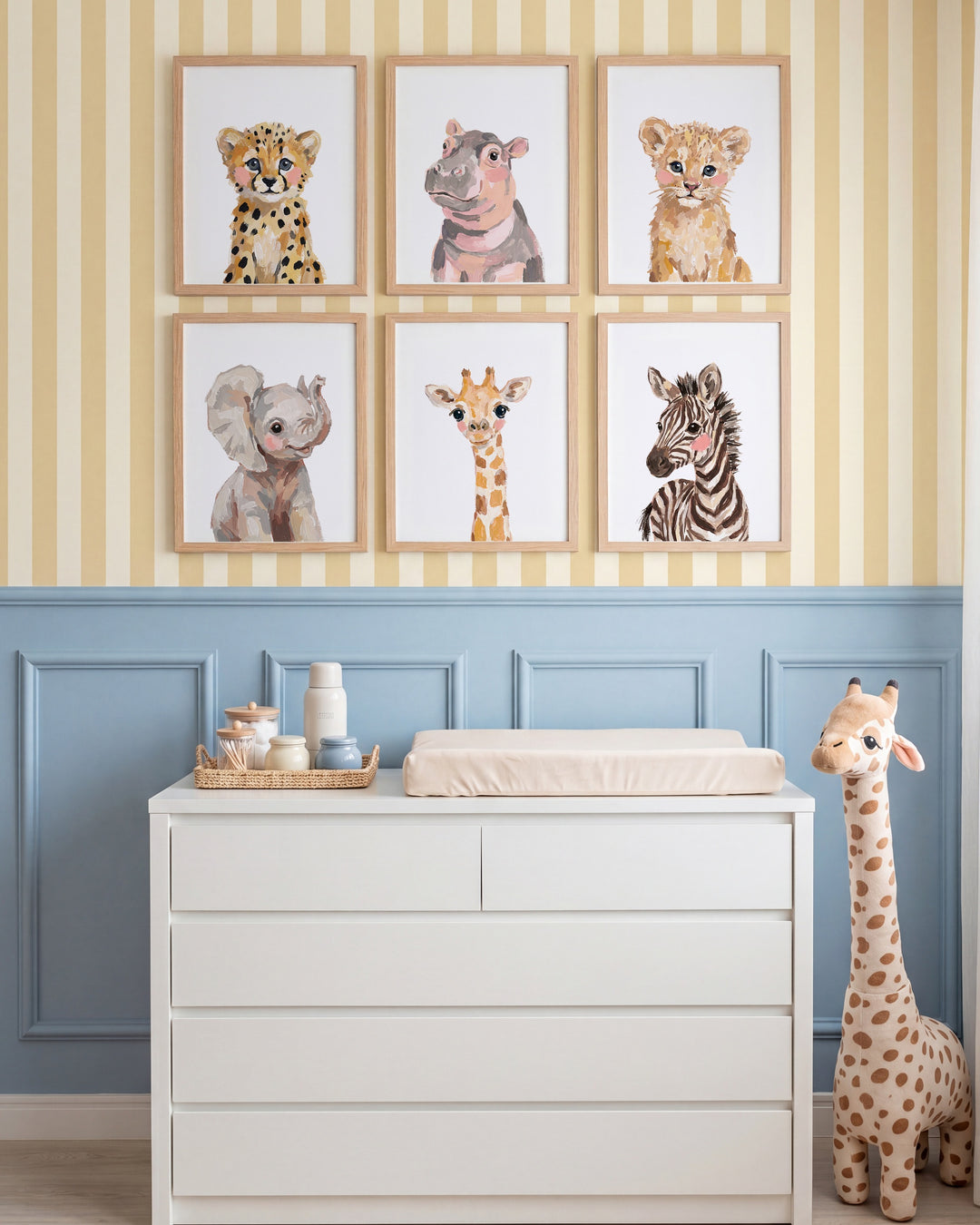 Little Painted Safari Pals Set of 6