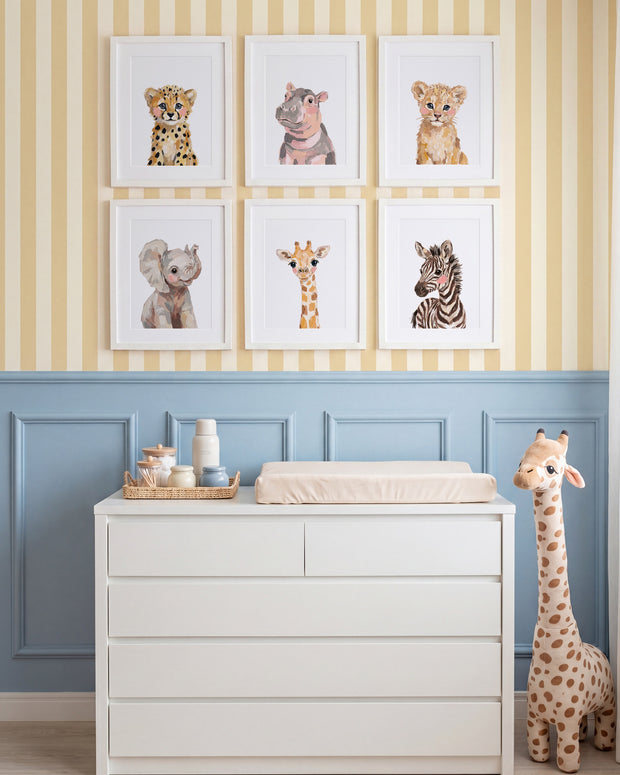 Little Painted Safari Pals Set of 6