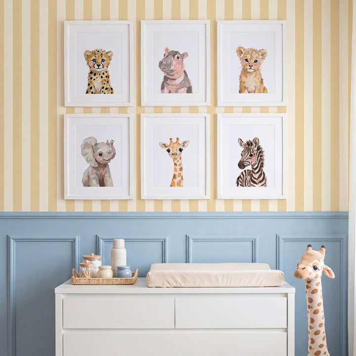 Little Painted Safari Pals Set of 6