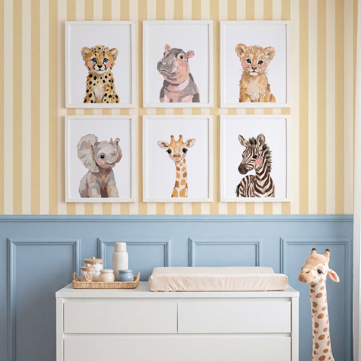 Little Painted Safari Pals Set of 6