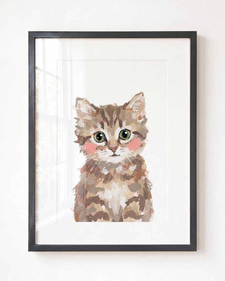 Little Painted Tabby Cat