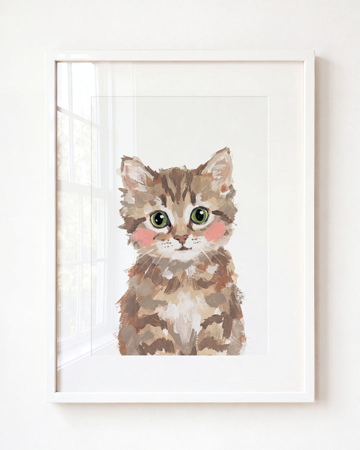 Little Painted Tabby Cat