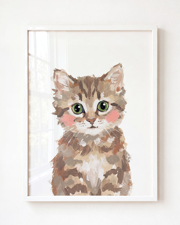 Little Painted Tabby Cat