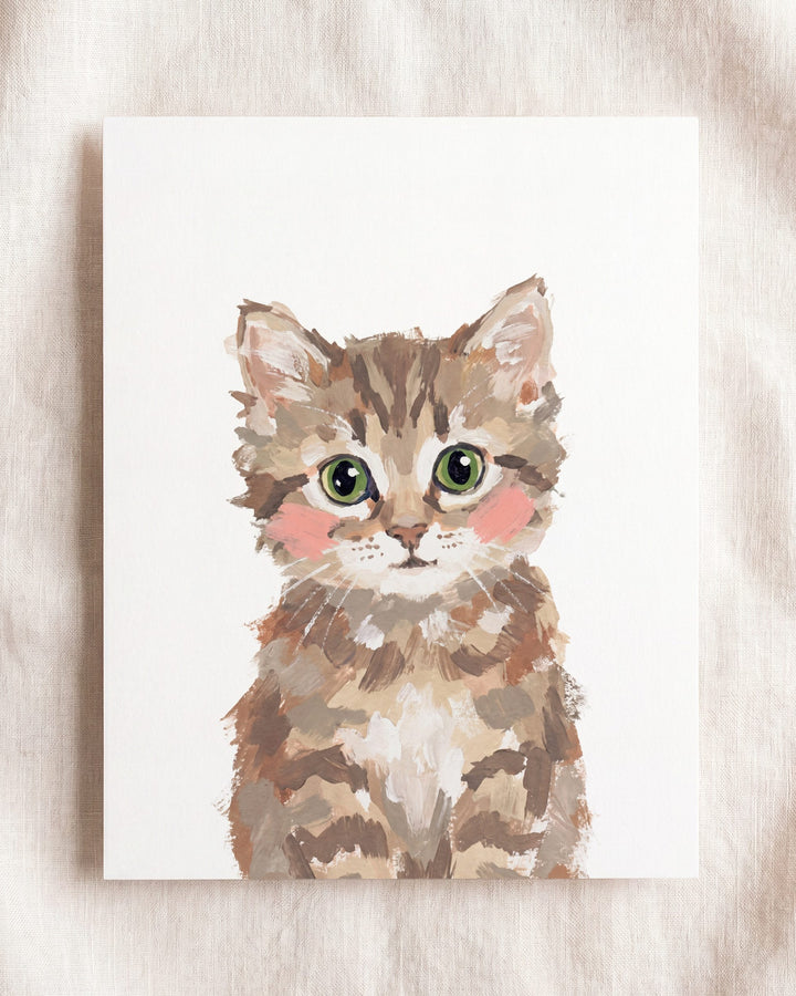 Little Painted Tabby Cat