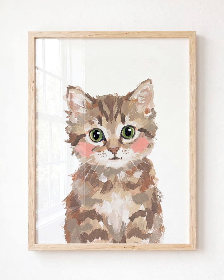 Little Painted Tabby Cat
