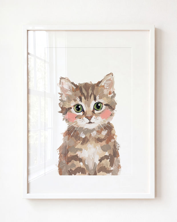 Little Painted Tabby Cat