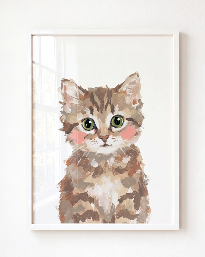 Little Painted Tabby Cat