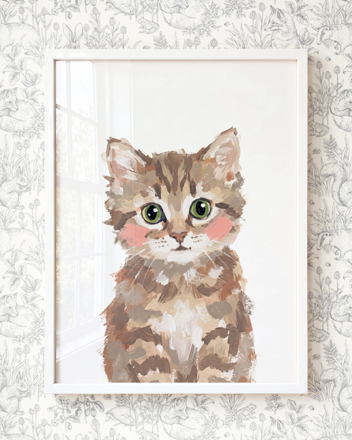 Little Painted Tabby Cat