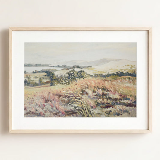 Meadow Breeze Art Print — Framed