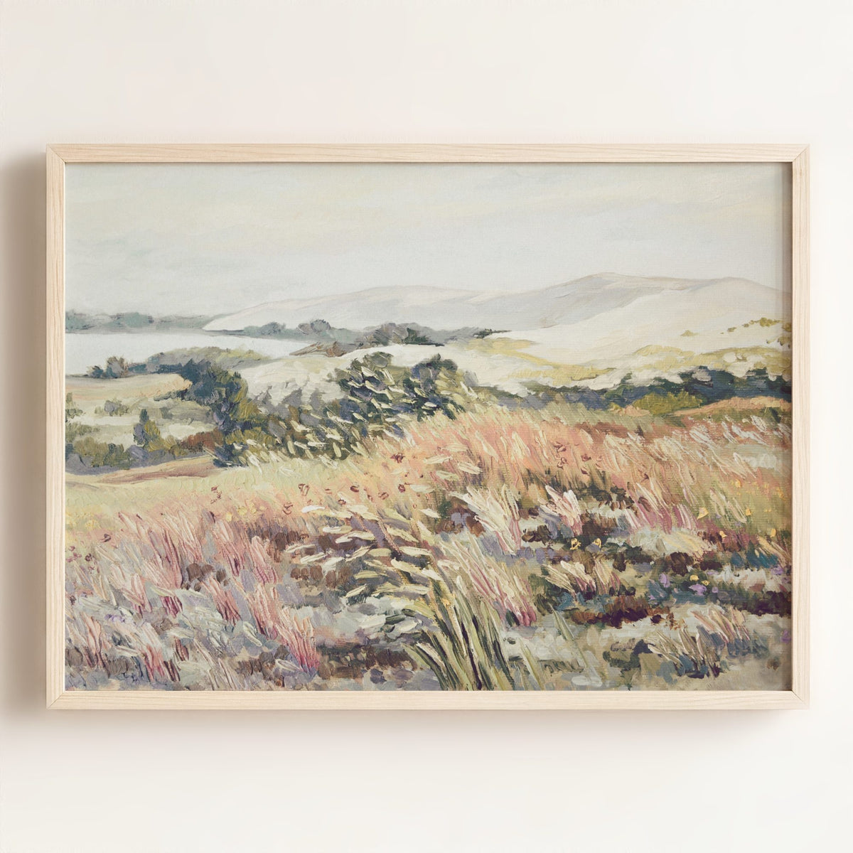 Meadow Breeze Art Print – Framed