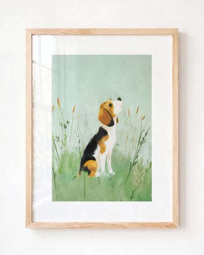 Nursery Art Picture Book Puppies Prints