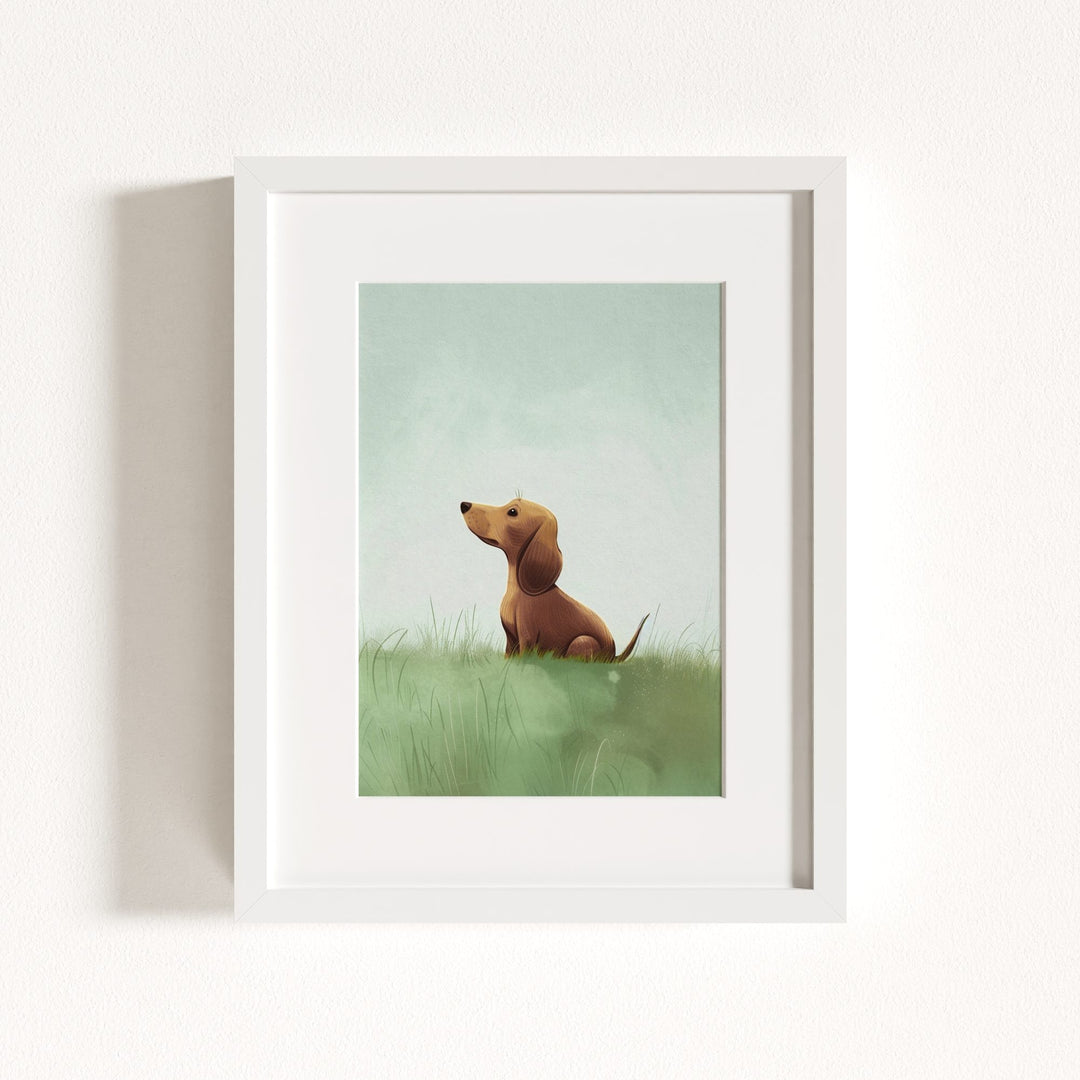 Nursery Art Picture Book Puppies Prints