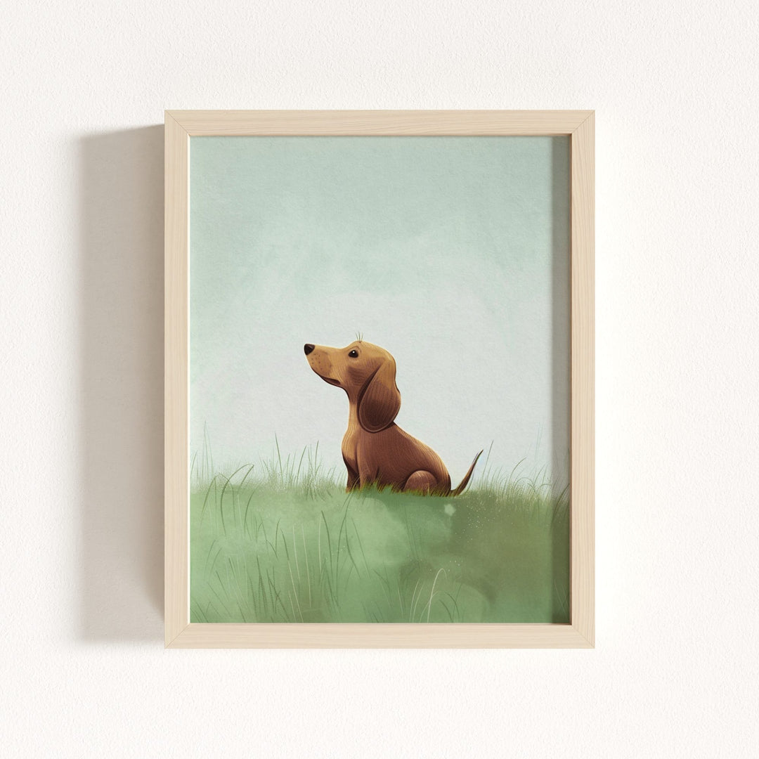 Nursery Art Picture Book Puppies Prints