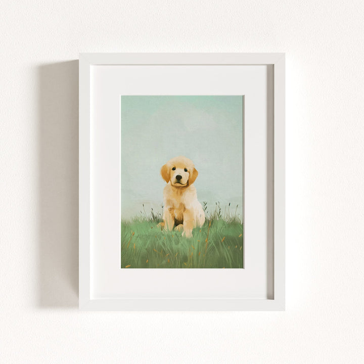 Nursery Art Picture Book Puppies Prints