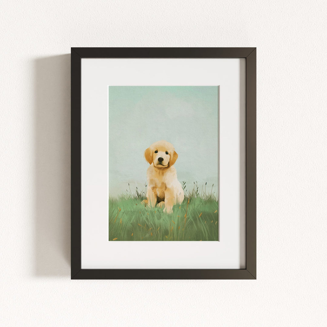 Nursery Art Picture Book Puppies Prints