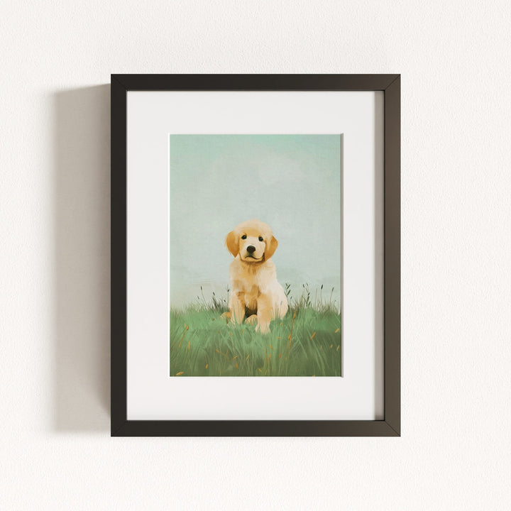Nursery Art Picture Book Puppies Prints