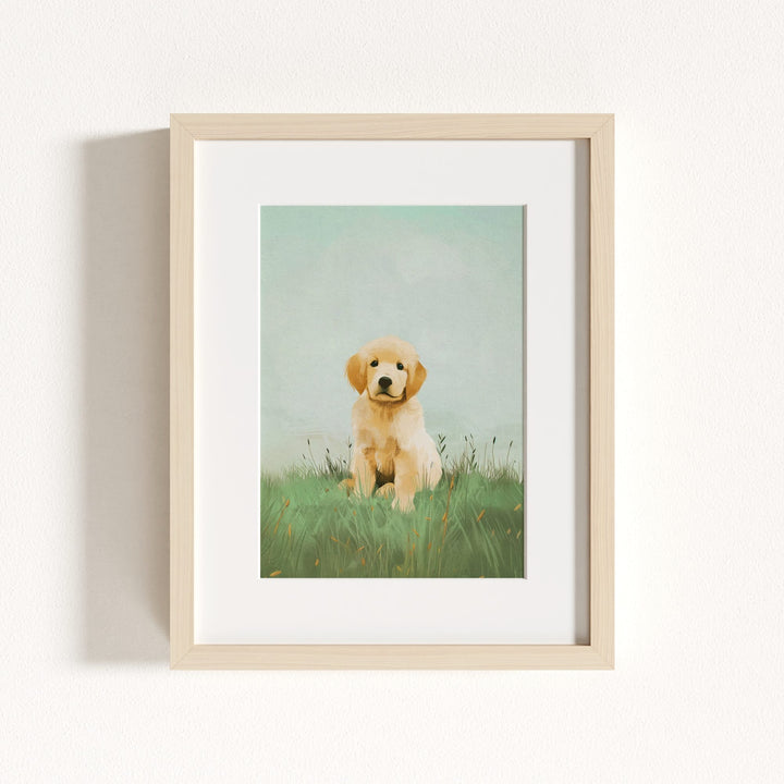 Nursery Art Picture Book Puppies Prints