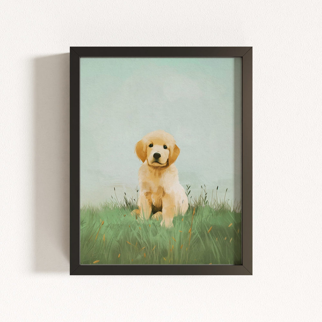 Nursery Art Picture Book Puppies Prints