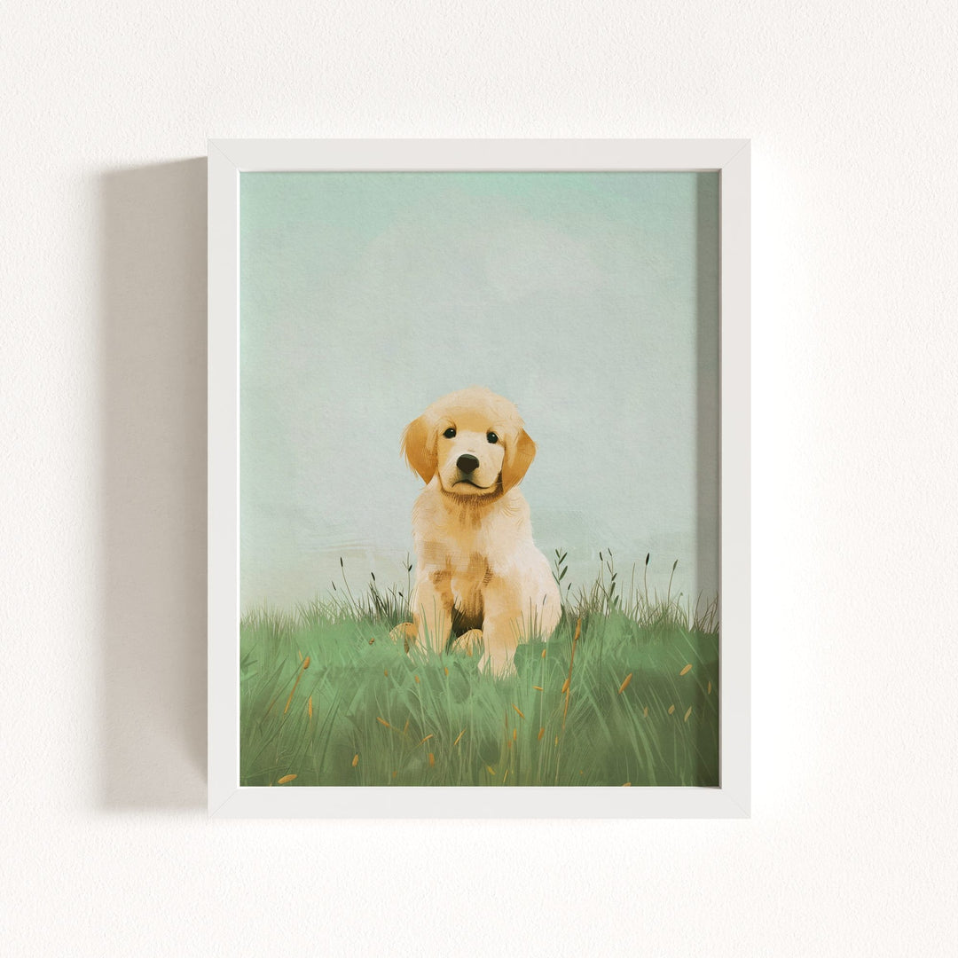 Nursery Art Picture Book Puppies Prints