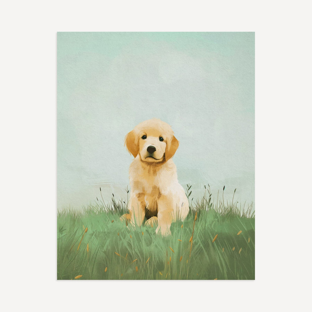 Nursery Art Picture Book Puppies Prints