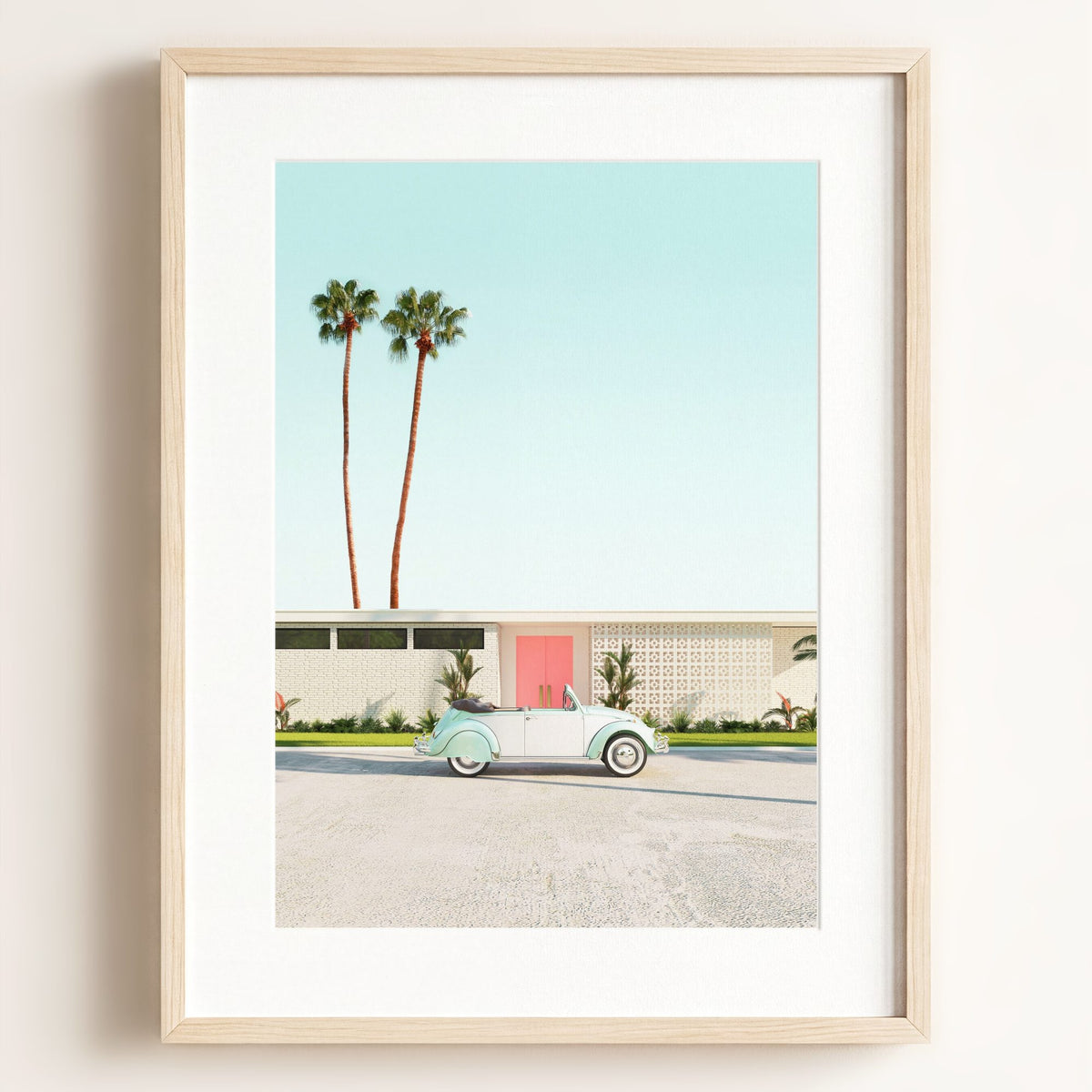 Palm Springs Scene No. 1 — Framed Art