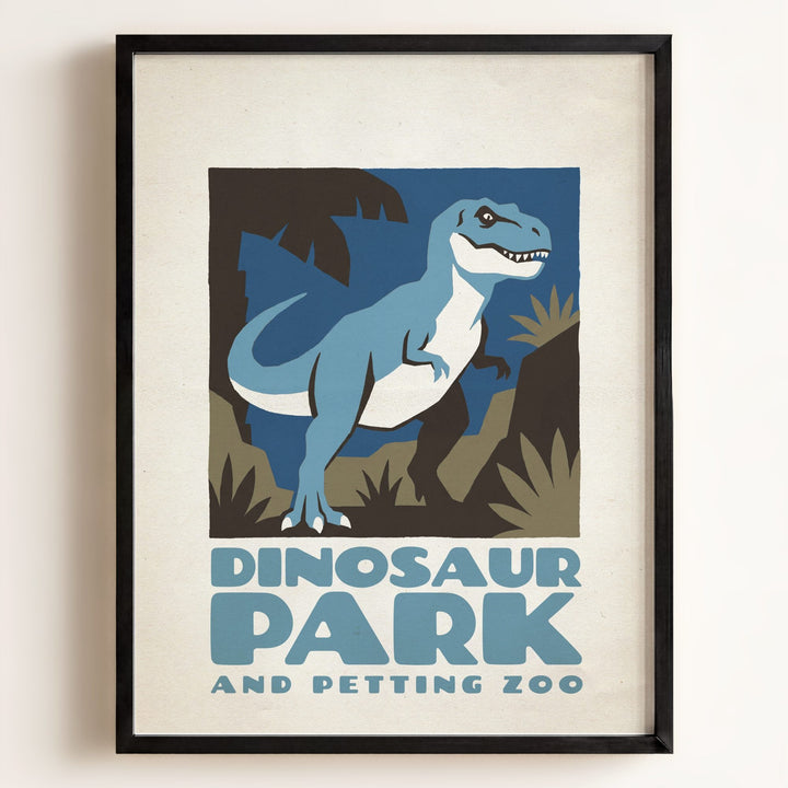 Personalized Vintage Dinosaur Poster