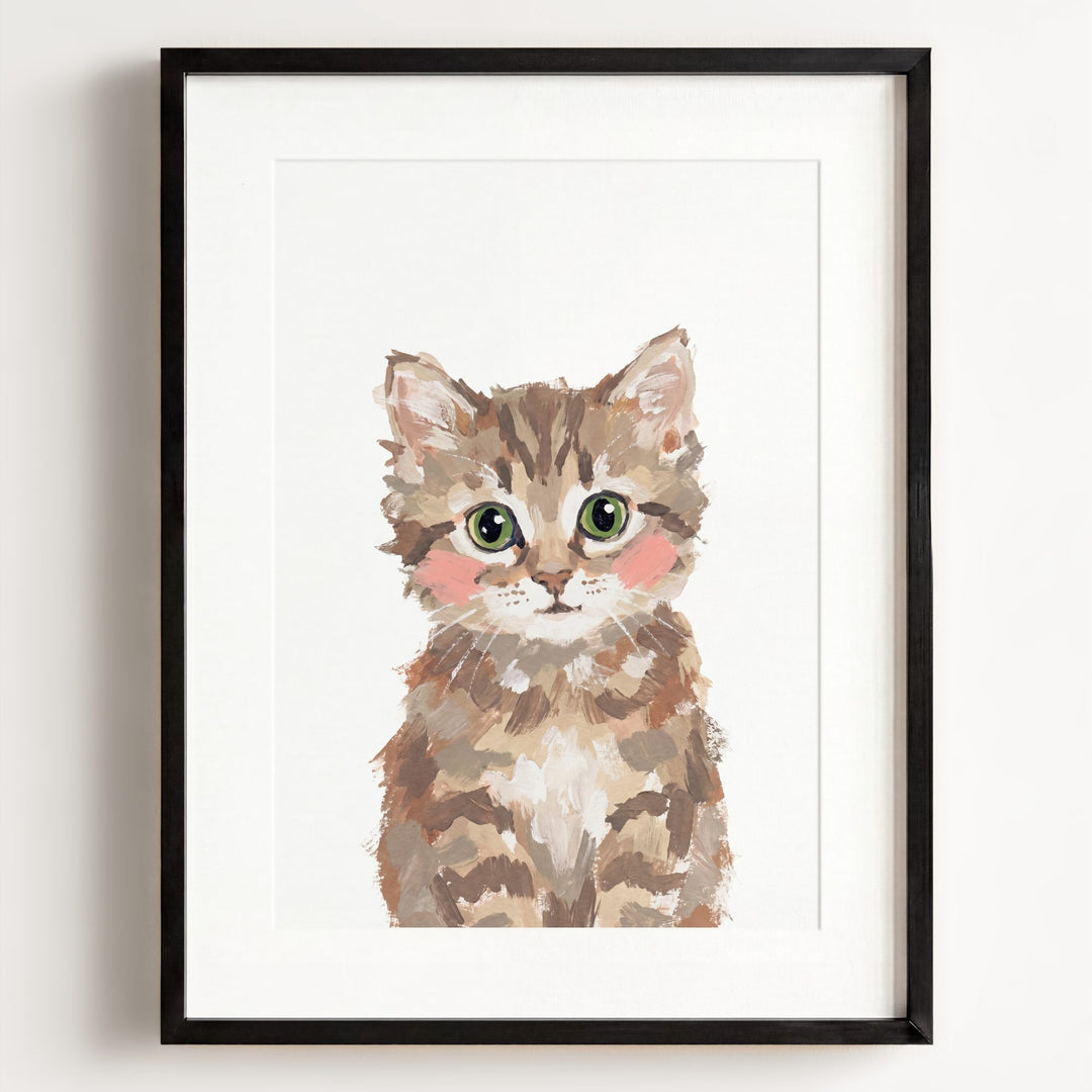 Little Painted Tabby Cat