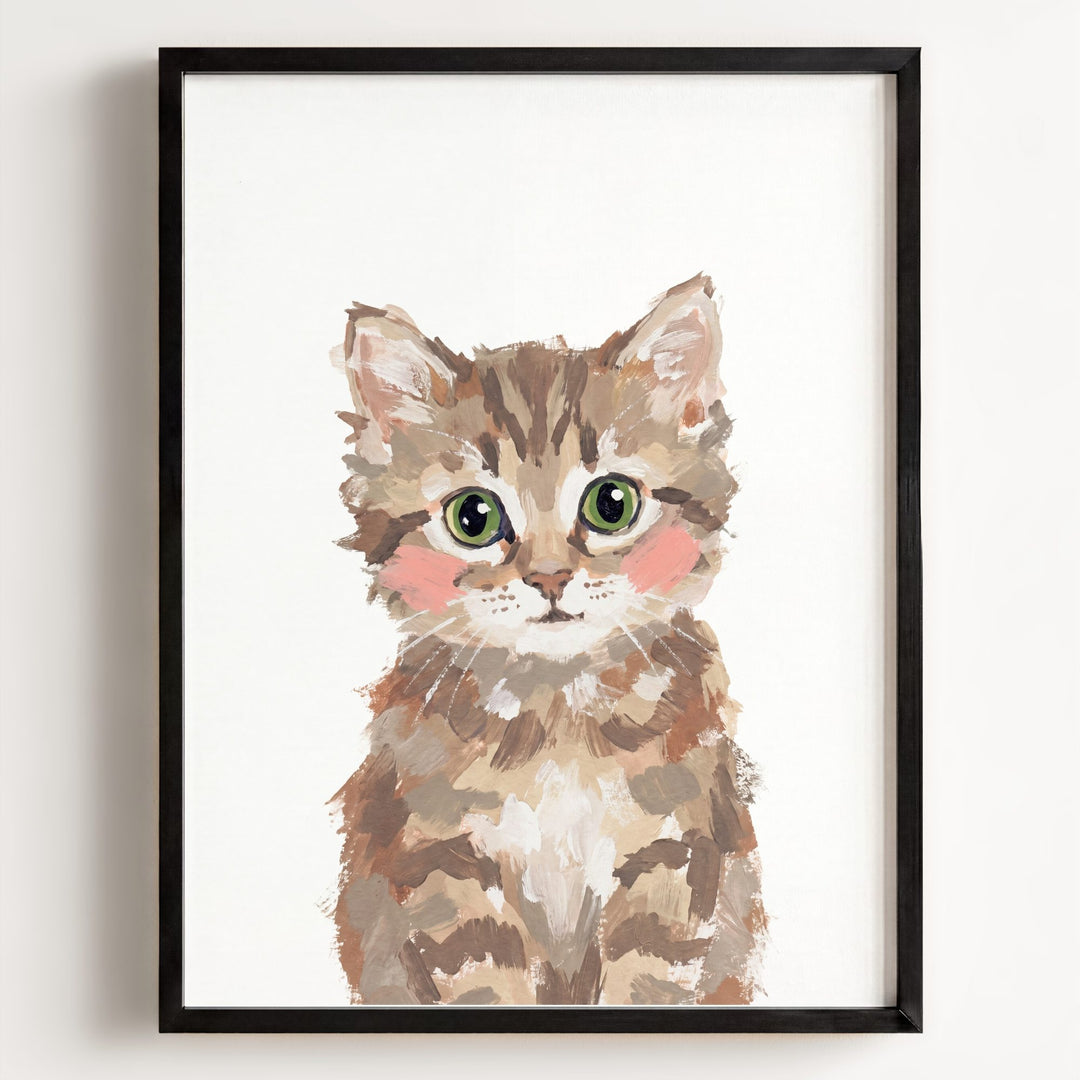 Little Painted Tabby Cat