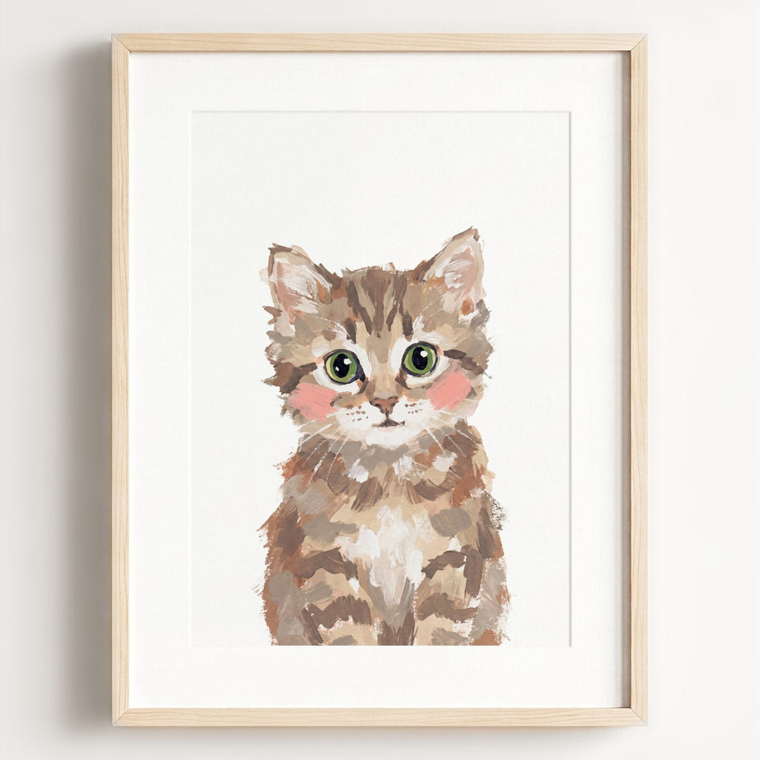 Little Painted Tabby Cat