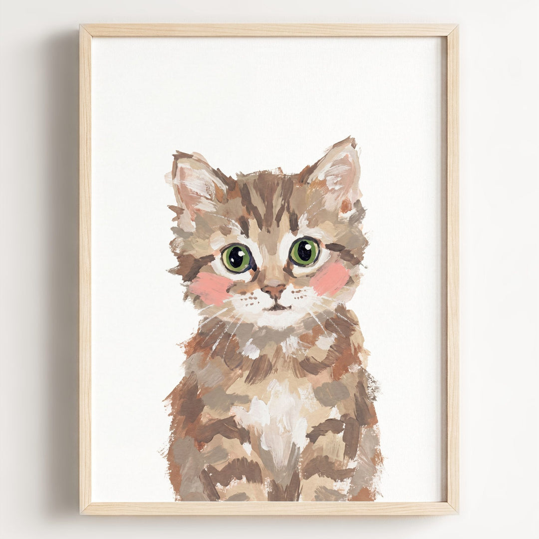 Little Painted Tabby Cat