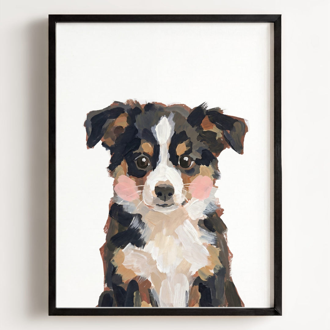 Little Painted Dog-Australian-Shepherd
