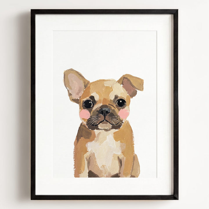 Little Painted Dog-French-Bulldog