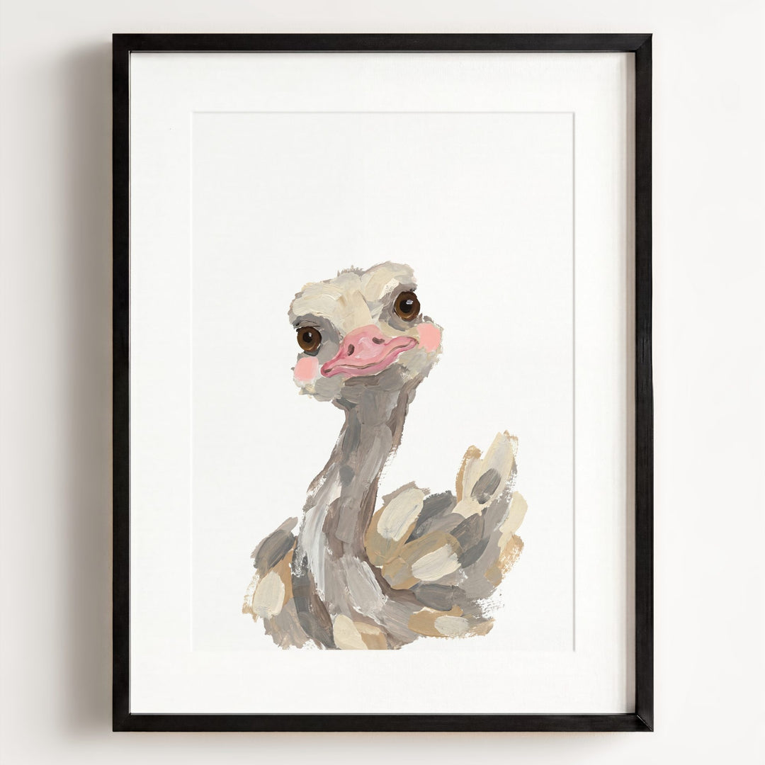 Little Painted Ostrich