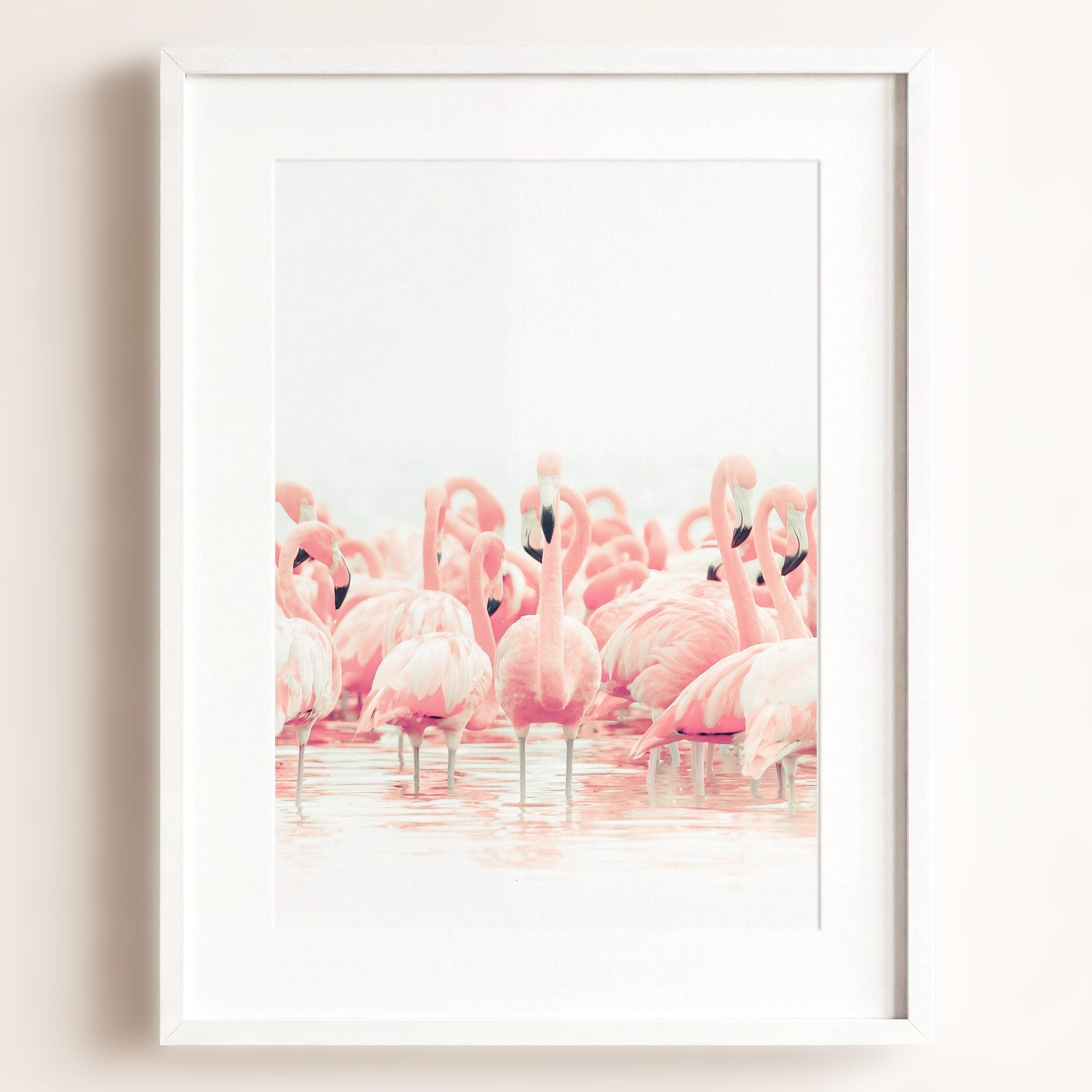 Pink Flamingos - 5x7 · Fine Art Print (Unframed) - Pink Flamingos