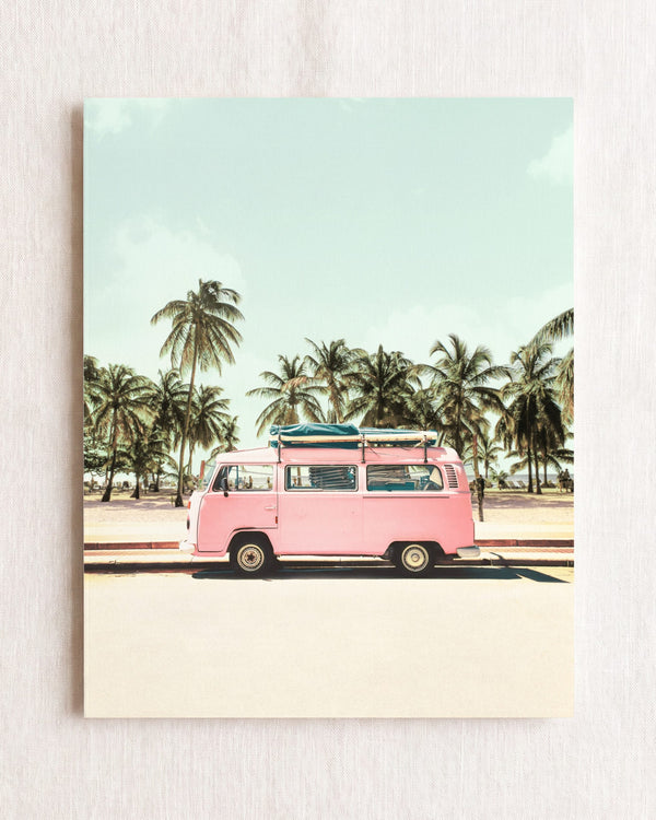 Pink VW Bus Love