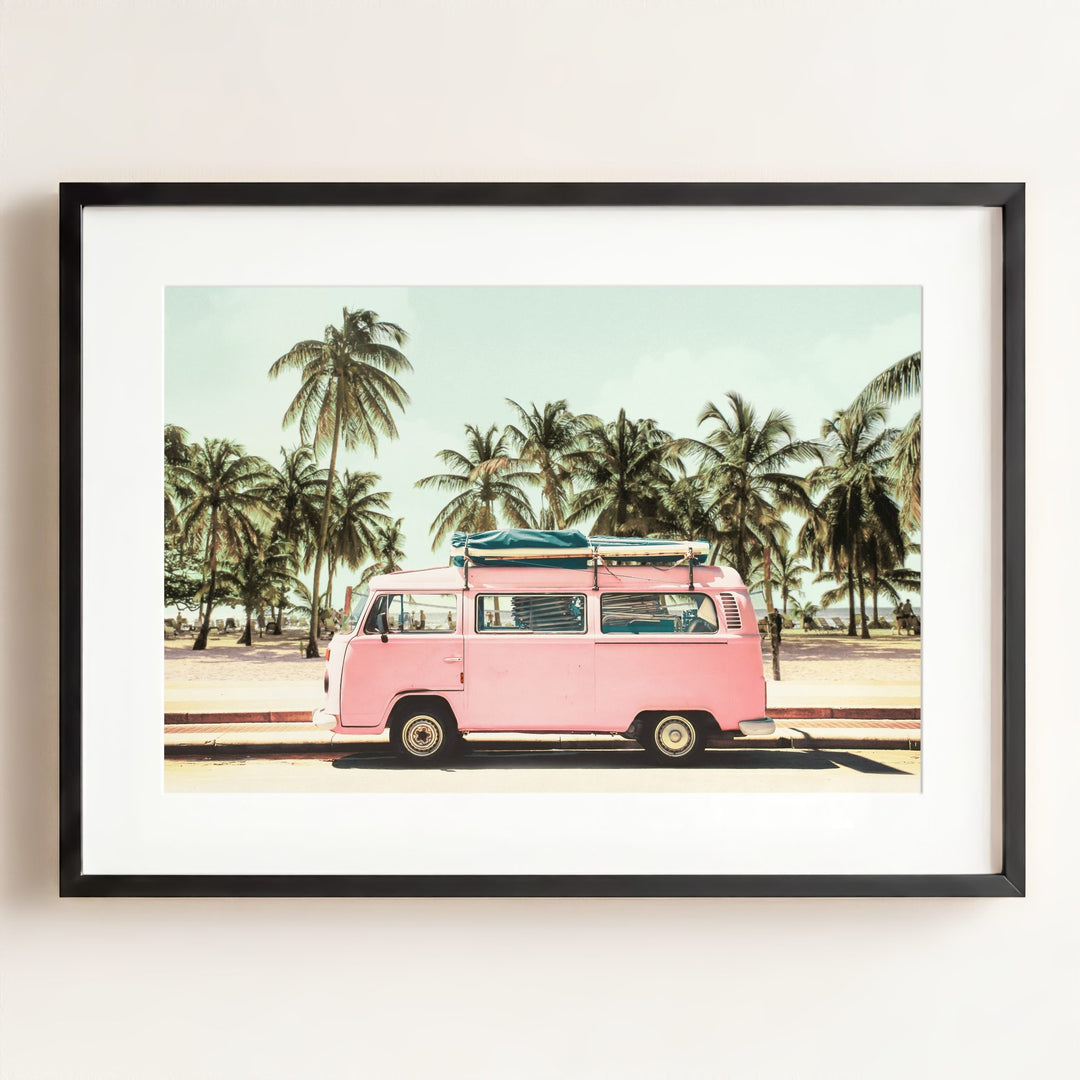 Pink VW Bus Love
